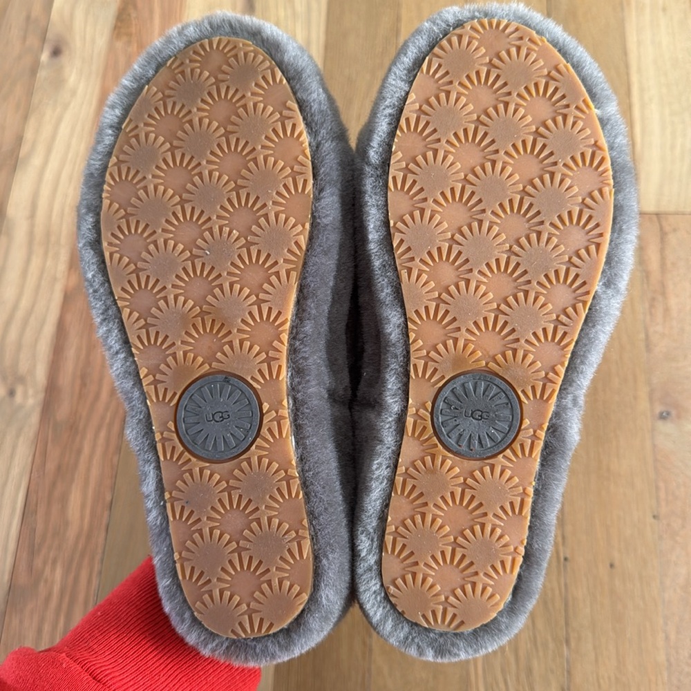UGG Fluff Yeah Slide Gray- LIKE NEW - Picture 5 of 5